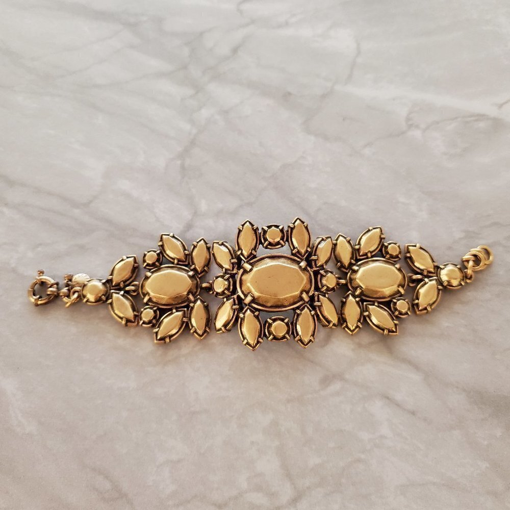 💖💖 J. Crew Garden Leaf Bracelet Gold Antiqued 💖💖